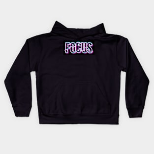 FOCUS typo Kids Hoodie